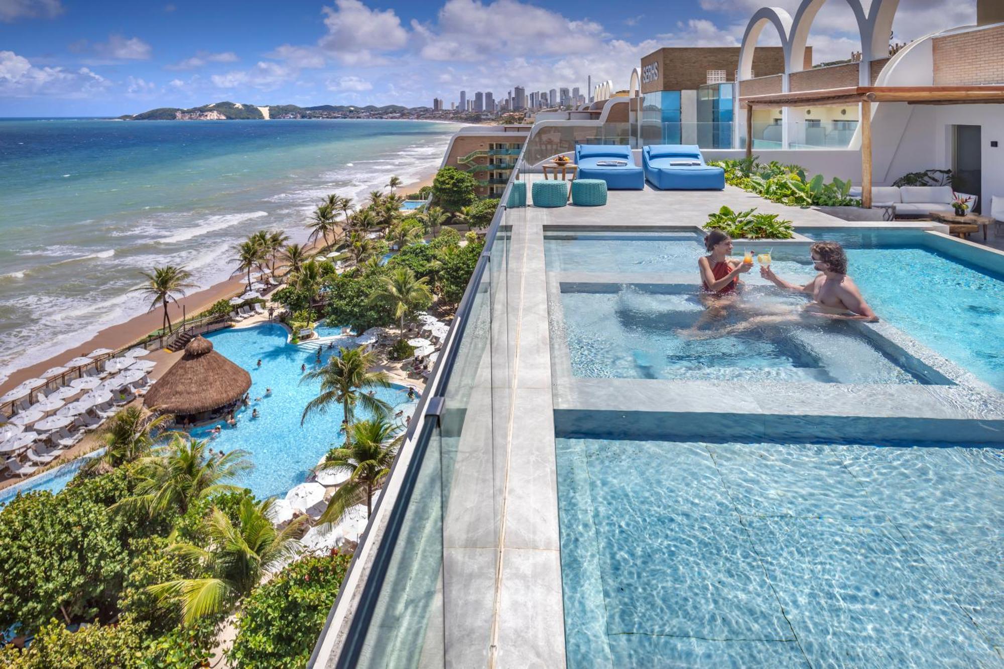 Serhs Natal Grand Hotel & Resort エクステリア 写真 Rooftop pool at the Iberostar Grand Hotel Bahia, in Salvador, Brazil